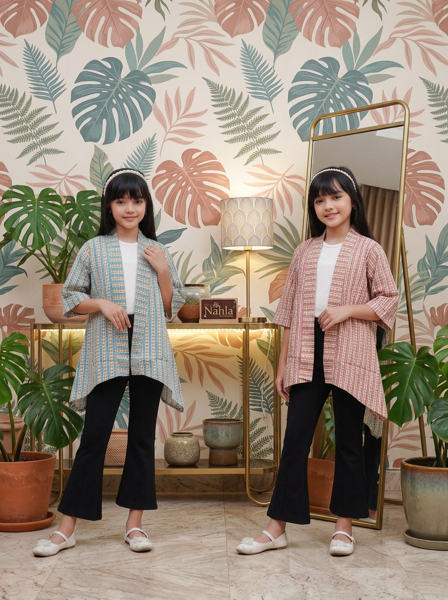 Cardigan Outer Batik Anak
